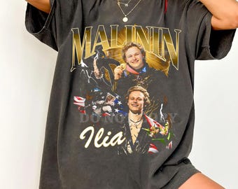 Comfort Colors Ilia Malinin Shirt, Quad Jump Legend, Ice Skating Shirt