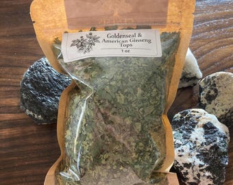 Goldenseal & Ginseng tops loose leaf tea