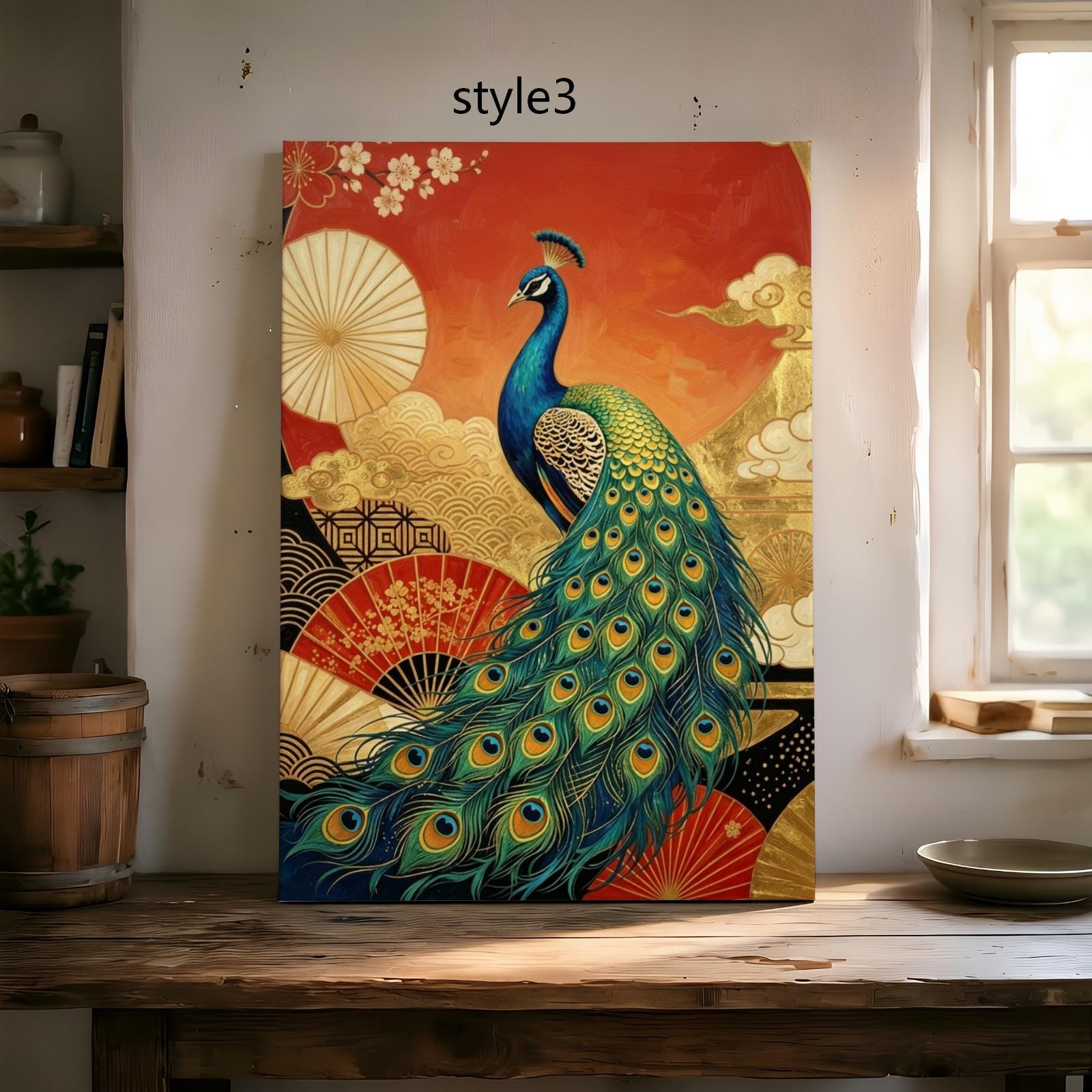 Paint by Number Chinoiserie - Etsy