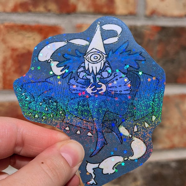 Witch Atelier Iguin Rainbow Stars Vinyl Sticker