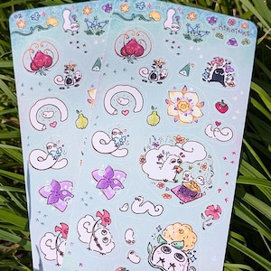 Witch Hat Atelier Spring Brushbug Sticker Sheet and Holo Die Cut Sticker