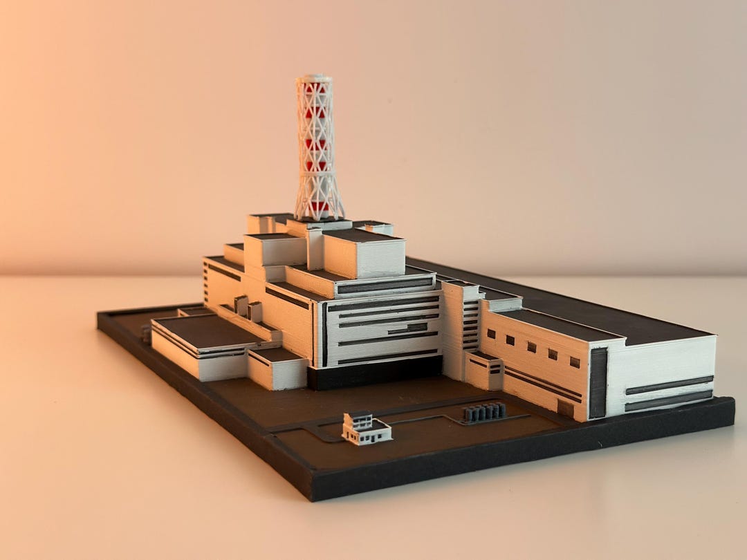 Chernobyl Power Plant Model – 3rd and 4th Reactor Units Before the ...
