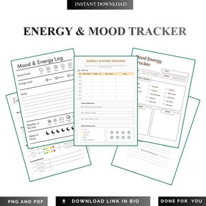 Vitality Vibration Ledger Digital Download Emotional Frequency Map Printable PDF A4 Letter Size Instant Access PNG Spirit Wellness System