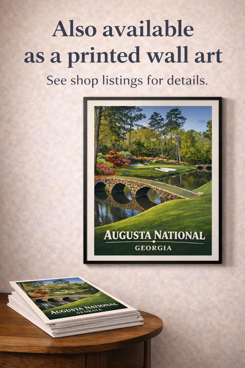 Augusta National #12 Golf Course Digital Print – Wall Art – Instant ...