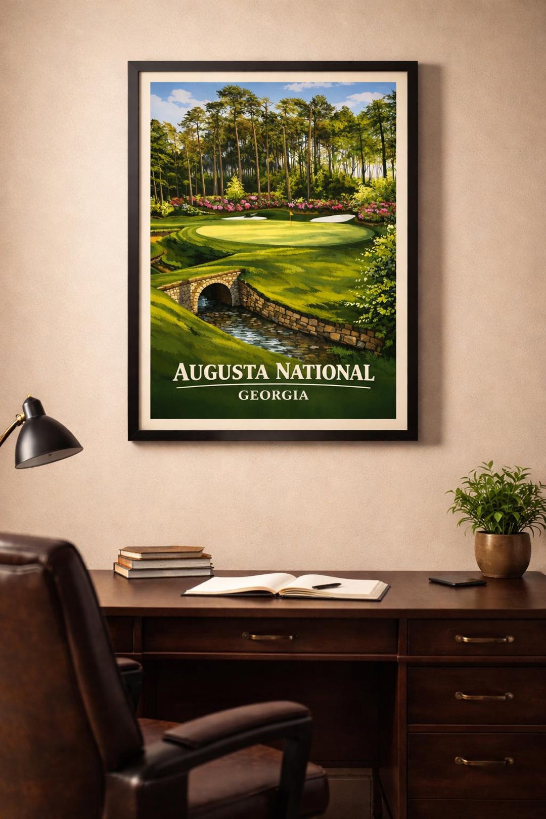 Augusta National #13 Golf Course Digital Print – Wall Art – Instant ...