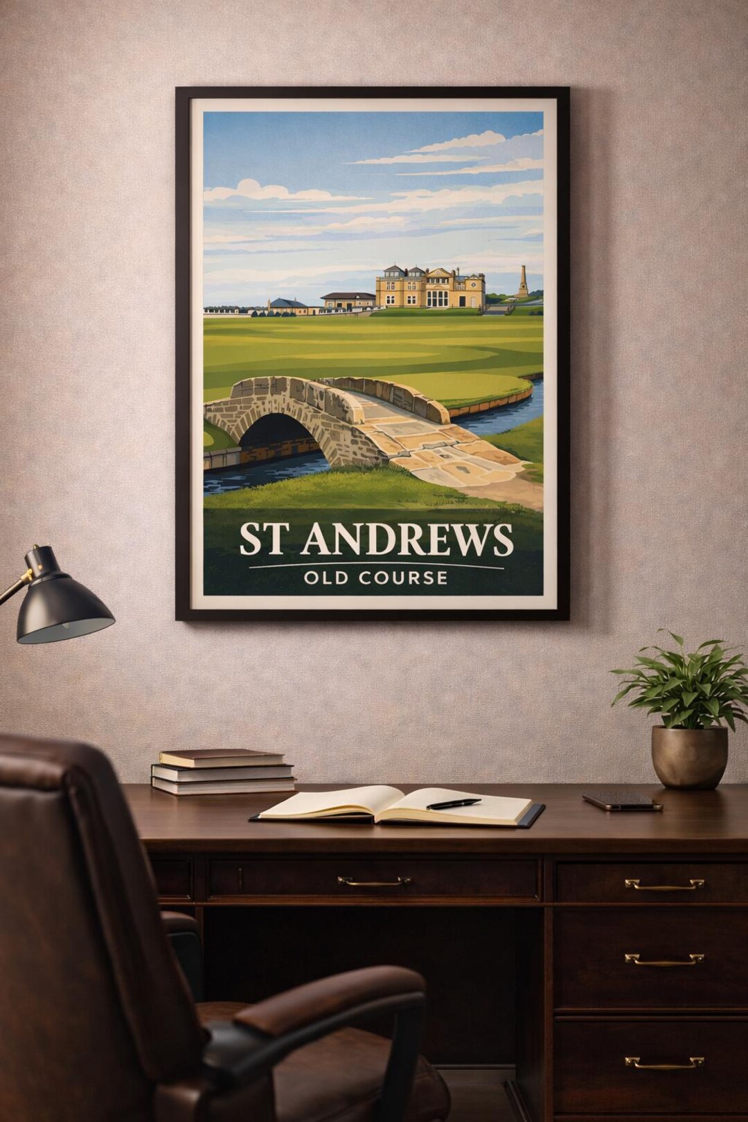 St. Andrews Golf Course Digital Print – Wall Art – Instant Download ...