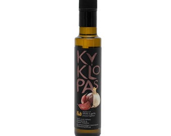 Olio extra vergine di oliva greco al gusto di aglio 250 ml