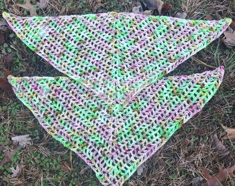 Wildflower crochet bandana
