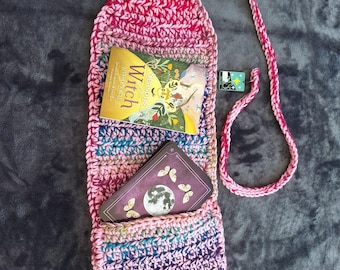 Crochet Tarot Card Wrap & Reading Cloth: Handmade Fiber Art Pouch