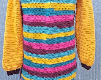 Briar Crochet Cardigan – Cozy Boho Sweater