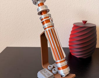 Leia Organa Inspired Lightsaber Hilt – Star Wars Cosplay Prop | Display Replica | Sci-Fi gift