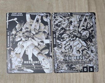 Providence Gundam | Metal EX Base & Resource Set | Gundam TCG