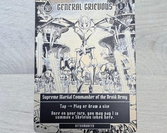 Necromancer (General Grievous) | Metal Avatar Card | Sorcery: Contested Realm | Star Wars