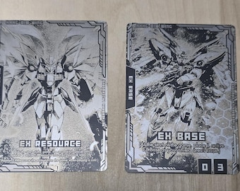 Wing Gundam | Metal EX Base & Resource Set | Gundam TCG