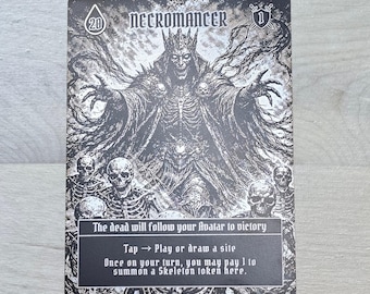 Necromancer | Metal Avatar Card | Sorcery: Contested Realm