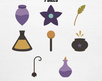 Magic Embroidery Set - Fantasy Bundle Embroidery Design (Digital Download)