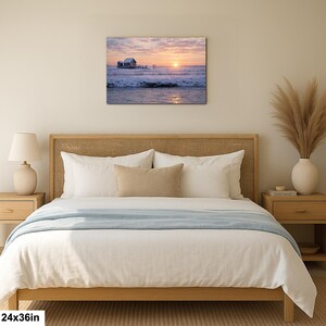 Shack Marsh Winter Landscape, Great South Bay Coastal Art Print image 6