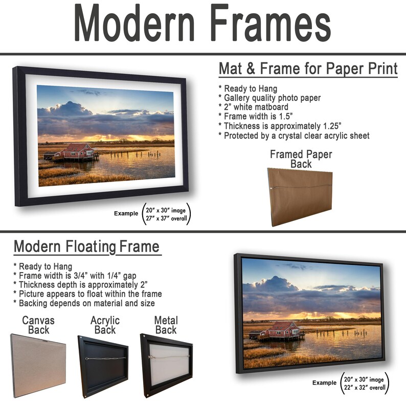 South Bay Shack Print | Marshland Sunset Photography of Historic House image 14