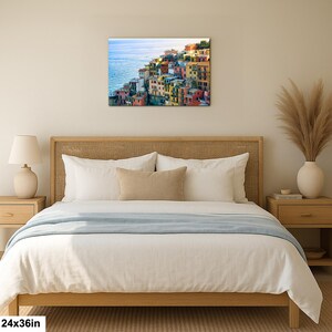 Cinque Terre Cliffside Village Wall Art | Colorful Italian Coastal Town Photographic Print | Liguria Seaside image 6