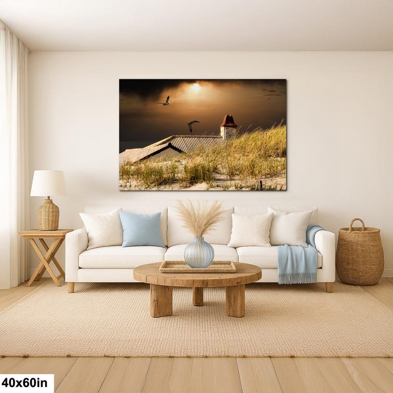 Cielos sombríos y dunas azotadas por el viento: la naturaleza reclama el protagonismo en la fotografía de paisajes. 40x60”