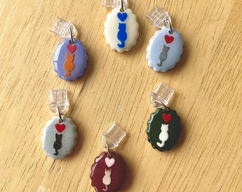 Little Cat Charms: Lightweight Polymer Clay Phone Charms