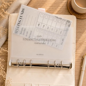 Minimalist A6 Cash Envelopes | Matte Vellum Budget Binder Inserts (Customizable)