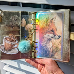 Cash Stopfen Umschläge A6 Sammelmappe | Foxcore Cottage Wunderliches Haushalt | Holographische Woodland Planer Accessoires