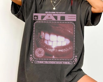 Camiseta de Tate Mcrae con colores cómodos, camiseta de la gira Miss Possessive 2026