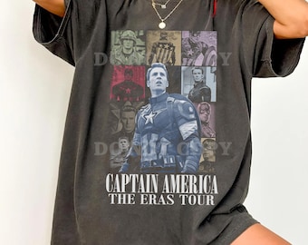 Camiseta Comfort Colors del Capitán América Eras Tour