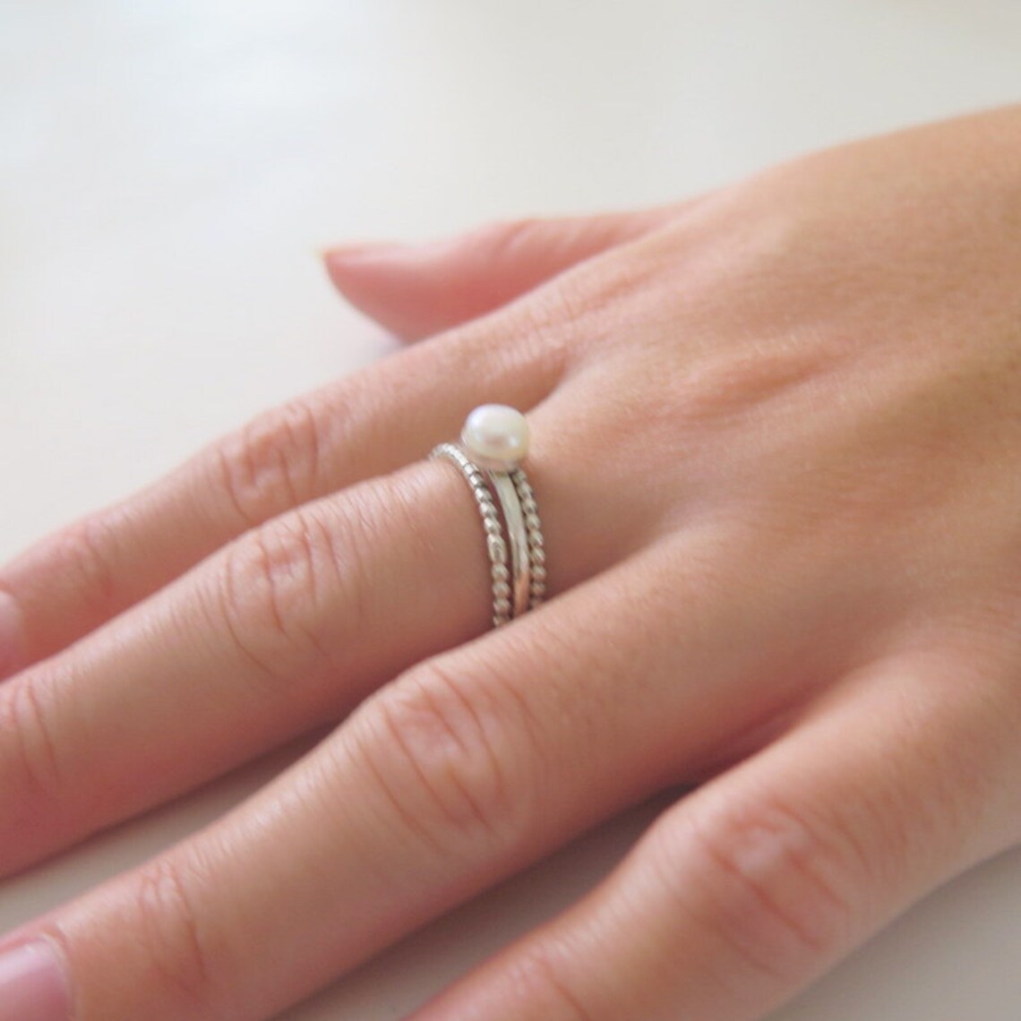 Thin Shiny Sterling Silver 925 Band Ring For Women - Small 5mm Width, Sizes 2-14