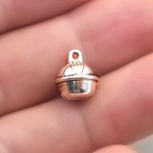 Bell Charms, Bell 3D pendant beads, up to 30 pcs, Antique Silver 10X10X11mm CM1318S