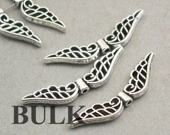 400pcs Angel Wing Rose Gold Tibetan Alloy Beads Loose Spacer Jewelry Making 12mm 400pcs Angel Wing Rose Gold Tibetan Alloy Beads Loose Spacer Jewelry Making 12mm