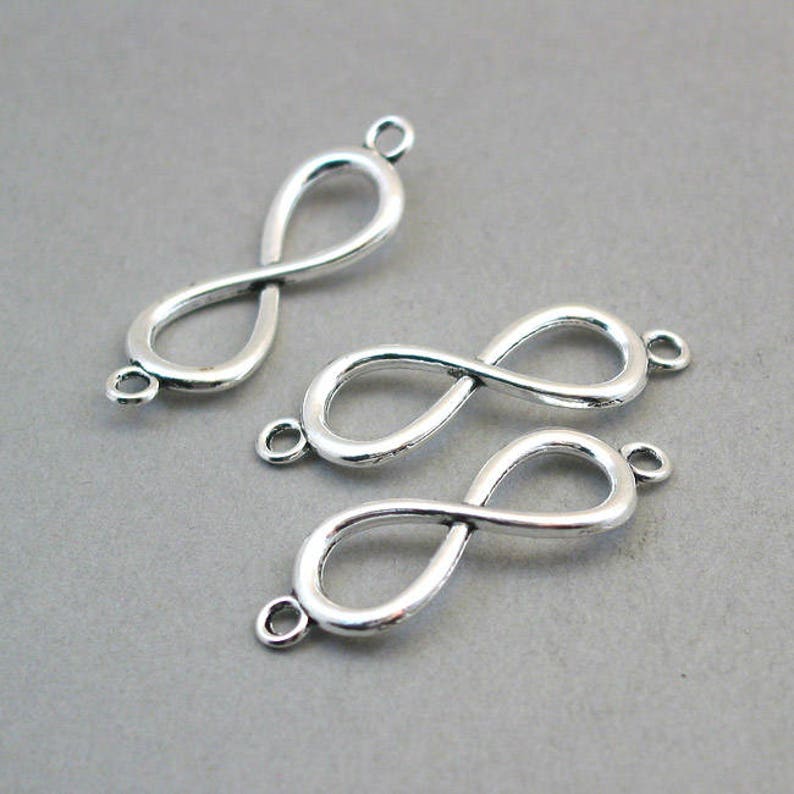 Infinity Charm Connectors Infinity Link for Bracelets Pendant - Etsy