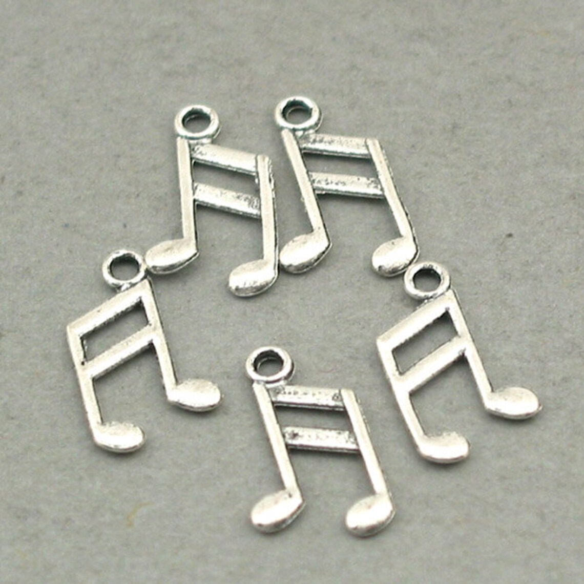 Music Note Charms Music Note pendant beads up to 30 pcs Etsy