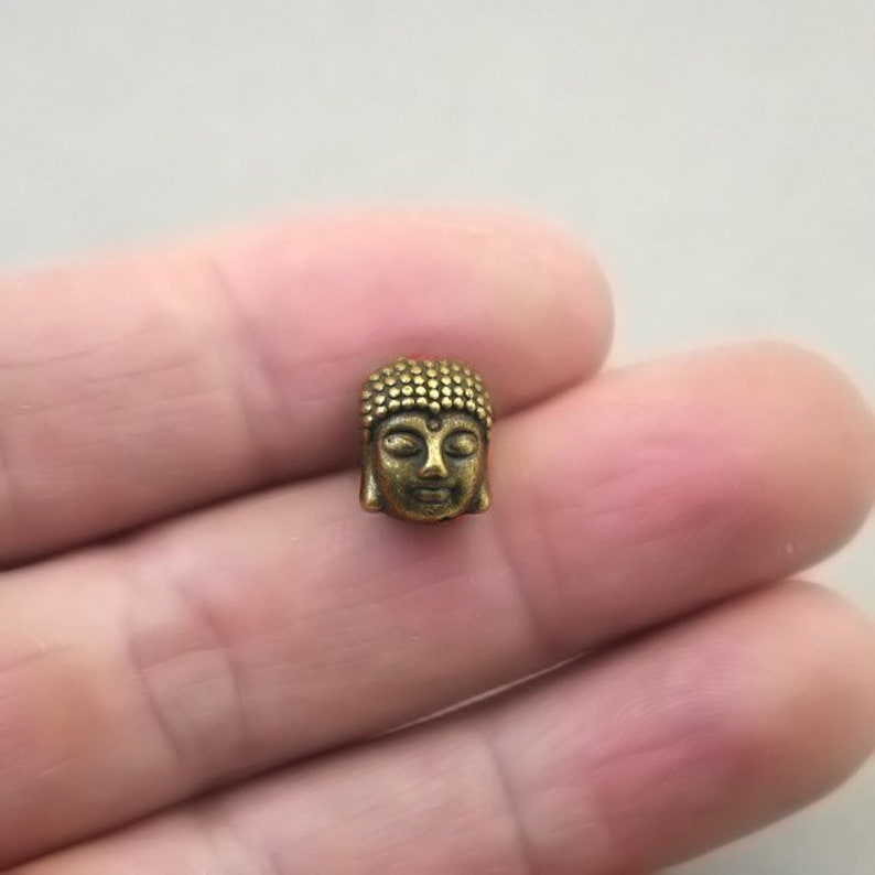 Buddha Beads Buddha Head 3D Pendant Beads up to 10 Pcs Etsy