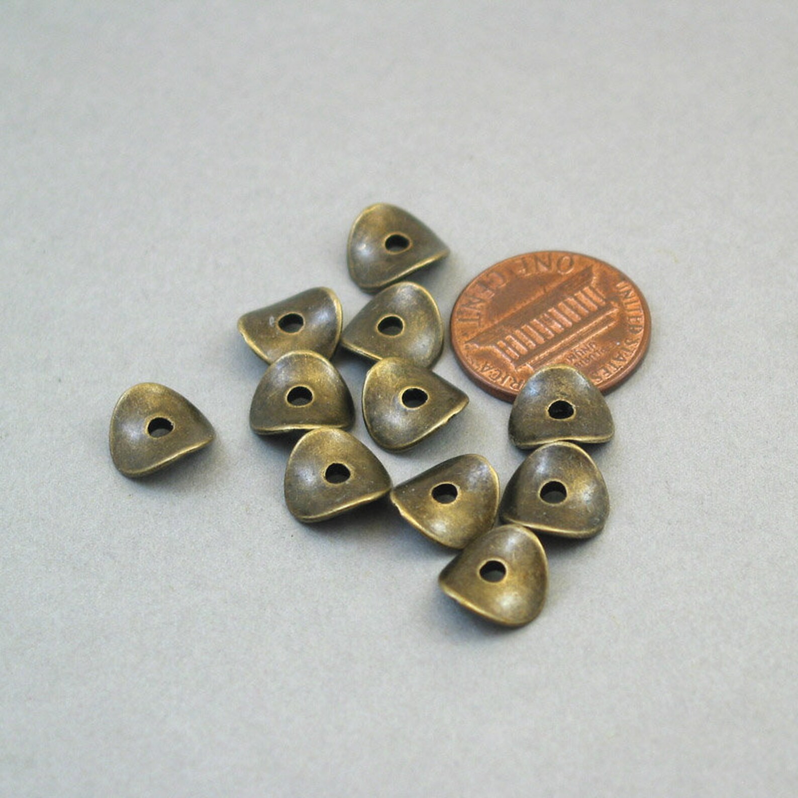 Wavy Disc Beads Curved Round Disc Spacer Beads up to 30 Pcs Etsy