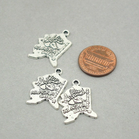 Moose Charm Sterling Silver Antiqued Finish Moose Charm Sterling Silver Antiqued Finish