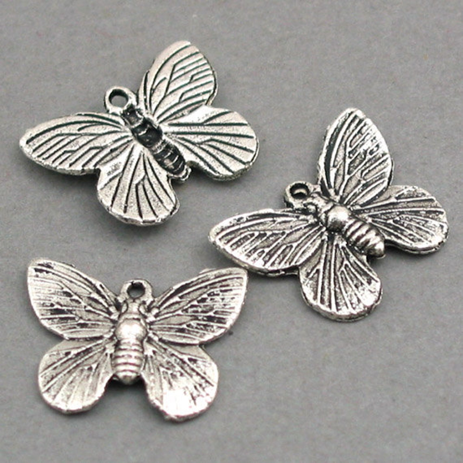 BULK 30 Butterfly Charms Wholesale Butterfly Pendant Beads Etsy