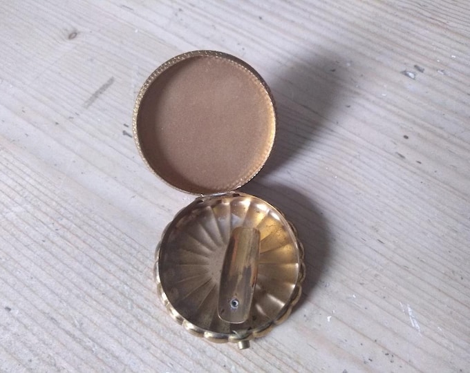 Vintage Kigu Goldtoned Pocket / Handbag Ashtray Made in England Etsy