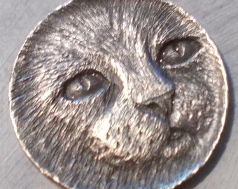 Deep Carved Hobo Nickel, Kitty