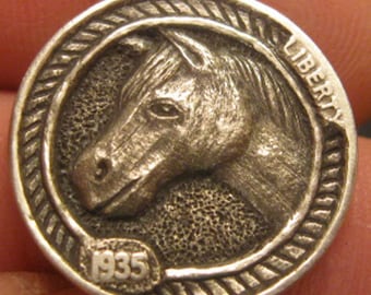 Deep Carved Hobo Nickel, Horse