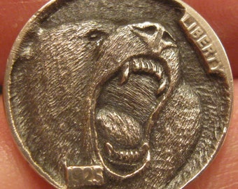 Deep Carved Hobo Nickel, Roar