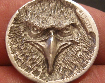 Deep Carved Hobo Nickel, Eagle #7