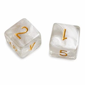 Swirl Mahjong Dice Set – Specialty Game Accessories