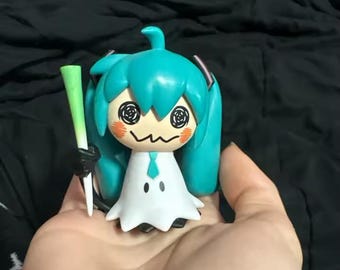 Figura Kawaii de Hatsune Miku de 7 cm – Estatua GK, minifigura de anime, decoración de escritorio y regalo