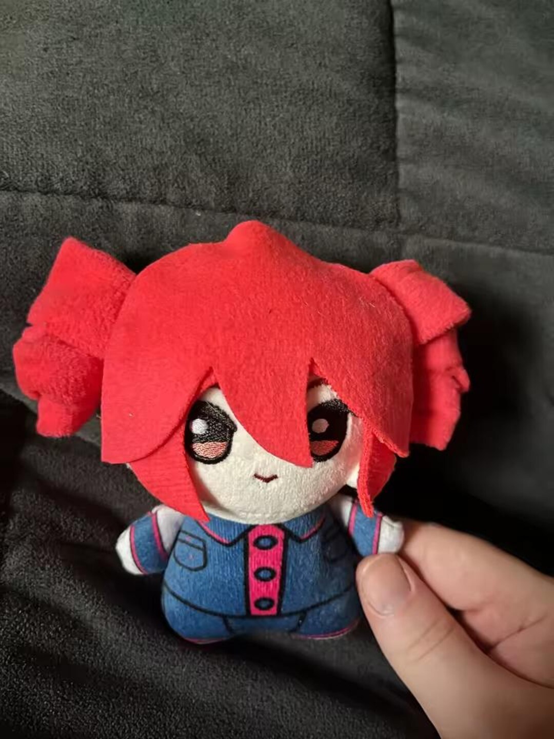 Small Teto Kawaii Kasane Teto Plush Doll 10cm | Small Anime Plushie | Desk & Shelf ...