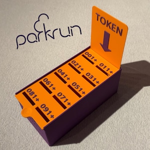 Parkrun Token-Rückgabe en -Sortierbox