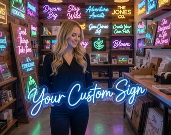 Neon Sign , Custom Neon Sign , Aesthteic Neon Sign , Wall Decor , Gift For Him/her , LED Personalize Neon Gifts , Wedding Gifts , Home Decor