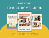 ADHD Home Organization Printable for Moms | Entryway Routine System | 4-Zone Declutter Method | ADHD Planner Worksheet PDF