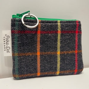 Monedero a cuadros arcoíris, bolso a cuadros, Ripstop, minibolsa, regalo, monedero, bolso, cuadros grises, cuadros a rayas, rayas a cuadros arcoíris, franela